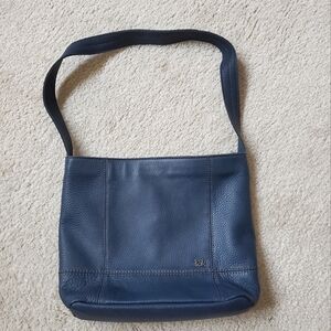The Sak Leather Hobo Bag - Navy Blue